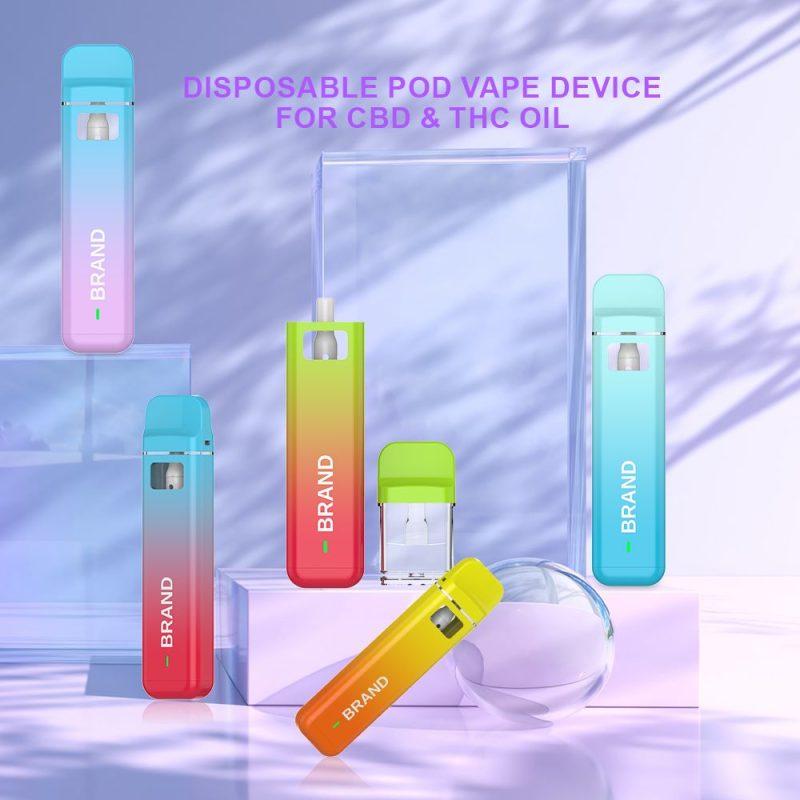 C39 Full ceramic Disposable Pod Vape Device for CBD & THC oil